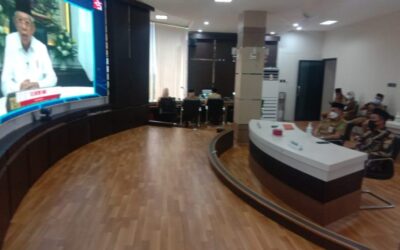 PEMKAB TANBU HADIRI HUT OTDA KE 25 TAHUN SECARA  VIRTUAL